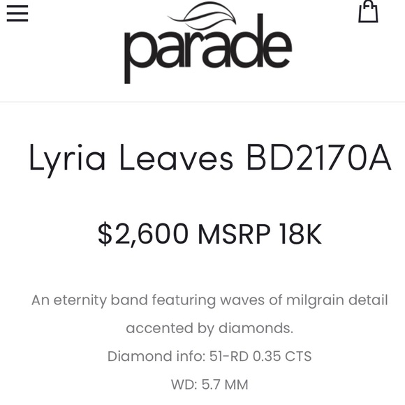 PARADE Lyria Leaves SOLD - Picture 5 of 5